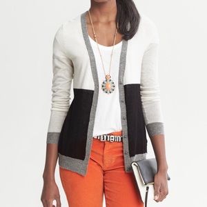 NWT Banana Republic Colorblock Whisper Cardigan